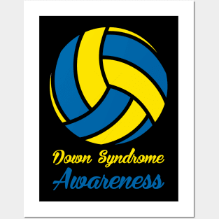 Down Syndrome Awareness Volleyball Posters and Art